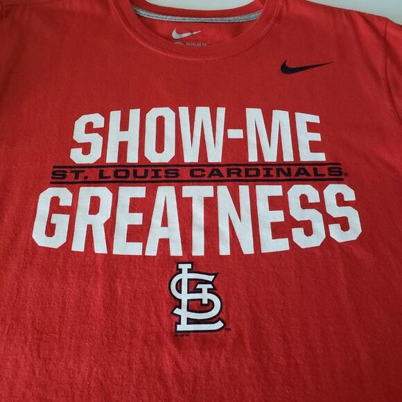 Nike MLB St. Louis Cardinals Graphic Baseball T-Shirt M - Picture 4 of 5